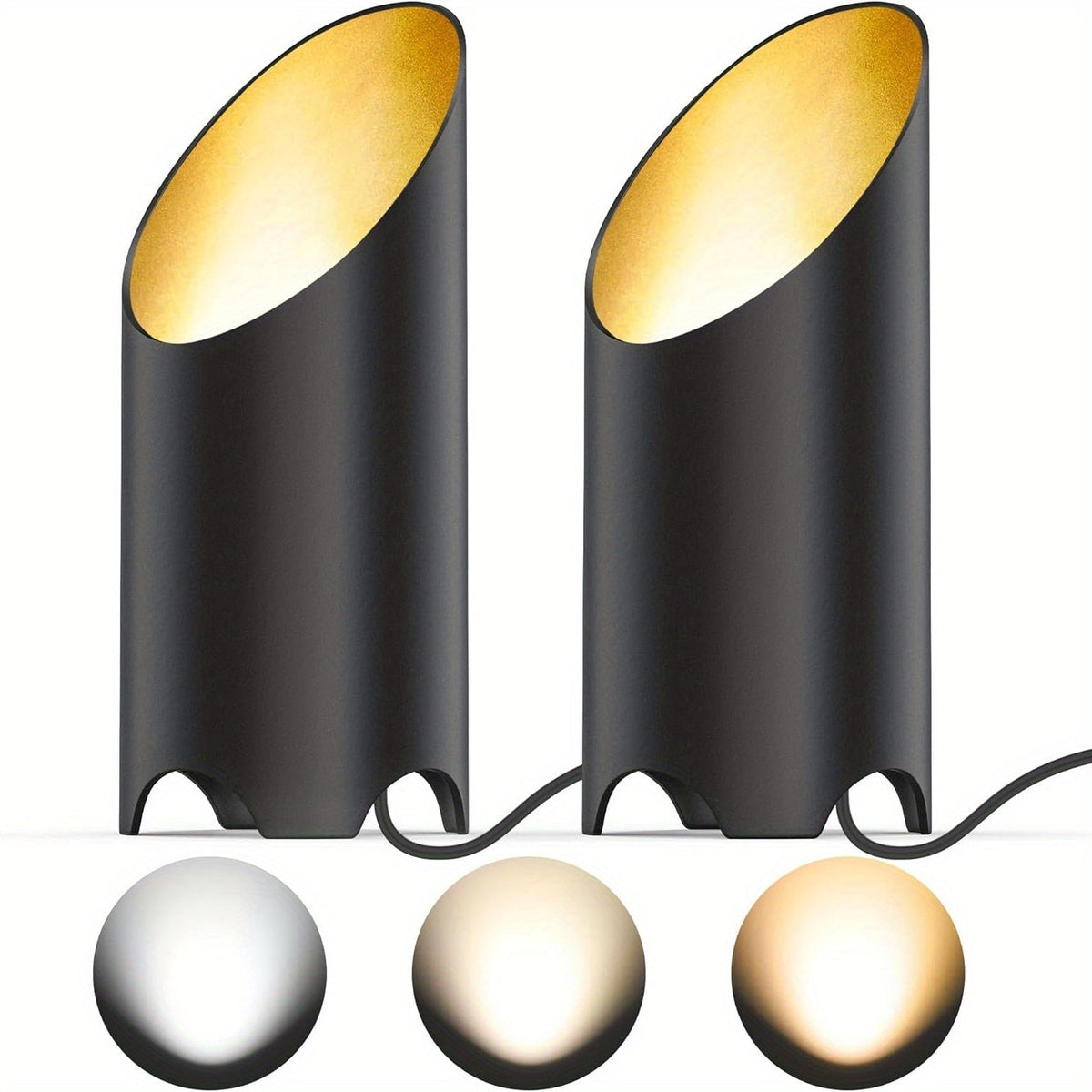 Indoor Spotlight Uplighting Set – 2-Pack Adjustable Plant Lights with Foot Switch Perfect for Houseplants, Artwork, and Home Accents