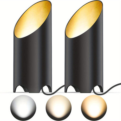 Indoor Spotlight Uplighting Set – 2-Pack Adjustable Plant Lights with Foot Switch Perfect for Houseplants, Artwork, and Home Accents
