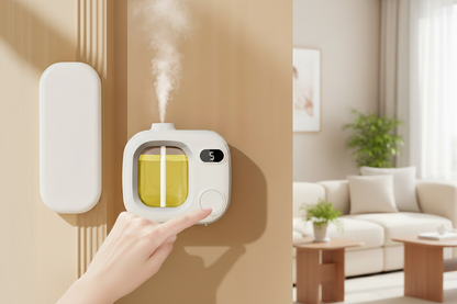 Automatic Aroma Diffuser – Essential Oil Humidifier for Bedroom, Bathroom & Office with Refreshing Air Purification
