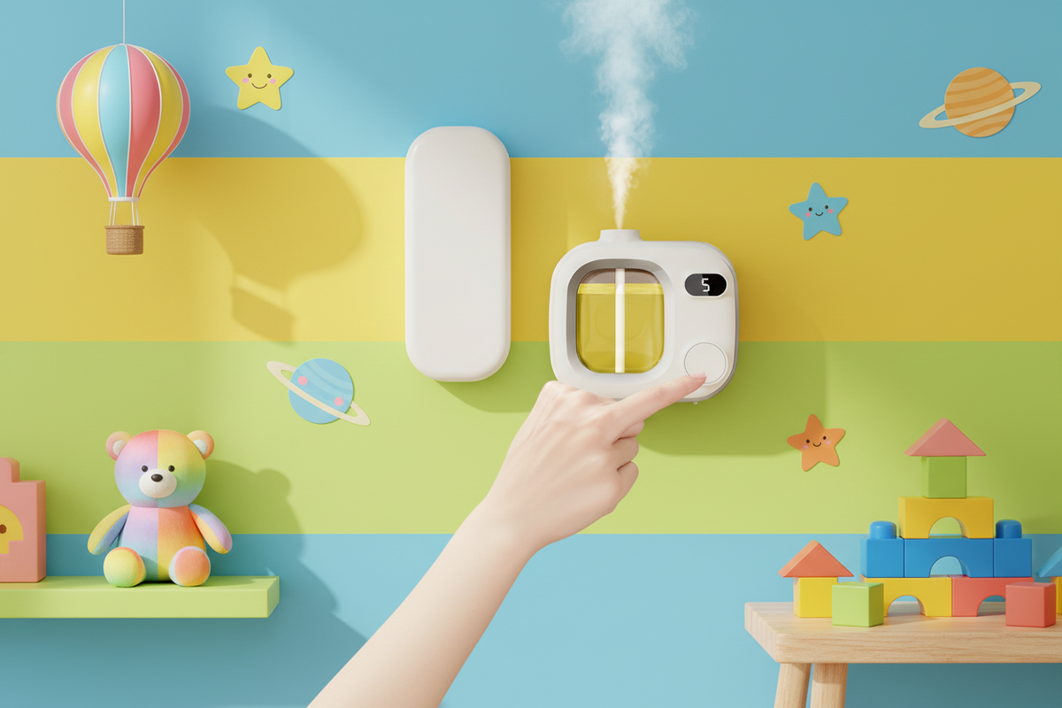 Automatic Aroma Diffuser – Essential Oil Humidifier for Bedroom, Bathroom & Office with Refreshing Air Purification
