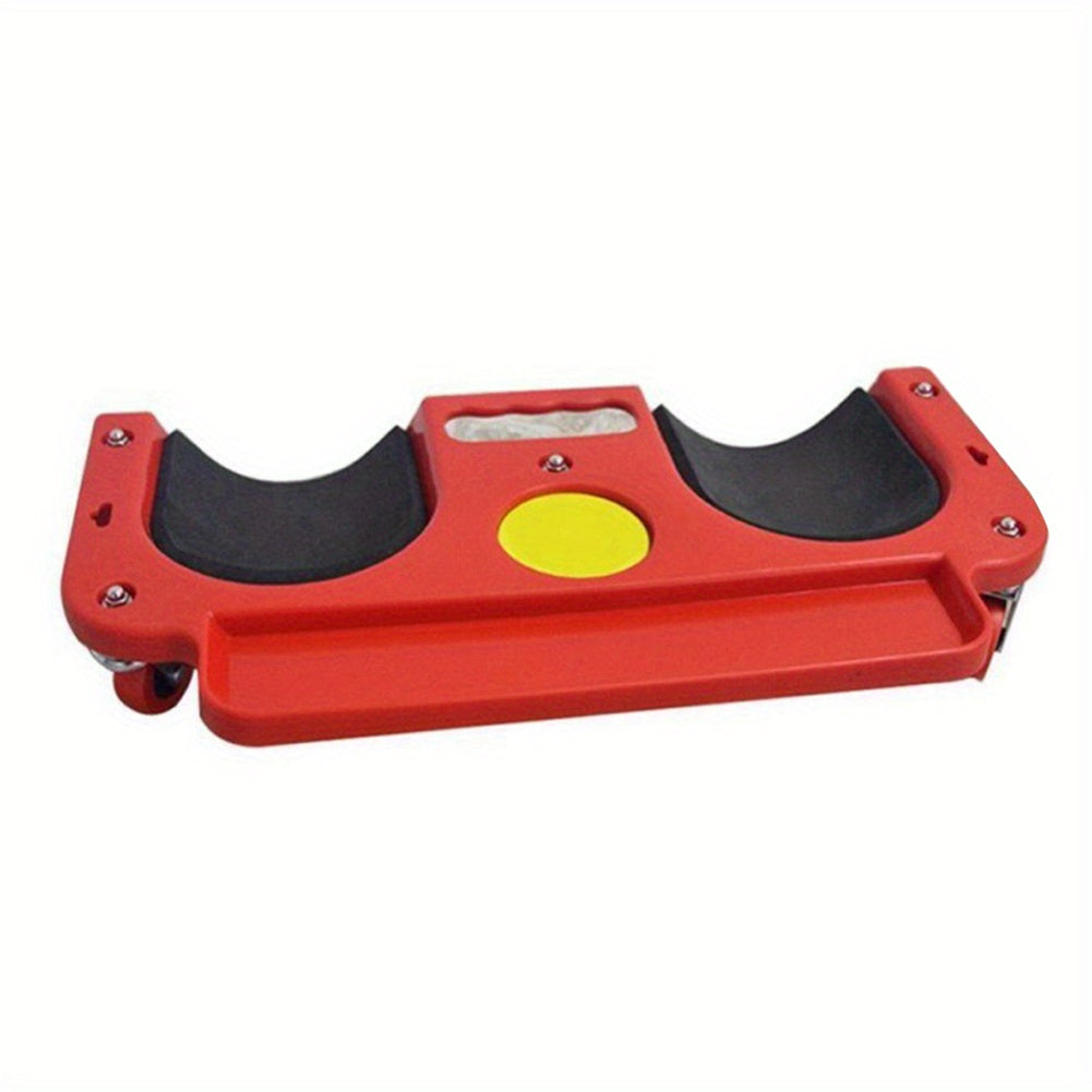 Rolling Knee Cushion with Five Swivel Castors – High-Impact ABS Frame Rolling Knee Dolly for Mechanics, Auto Repair, Comfortable Movement, and Superior Knee Protection During Work