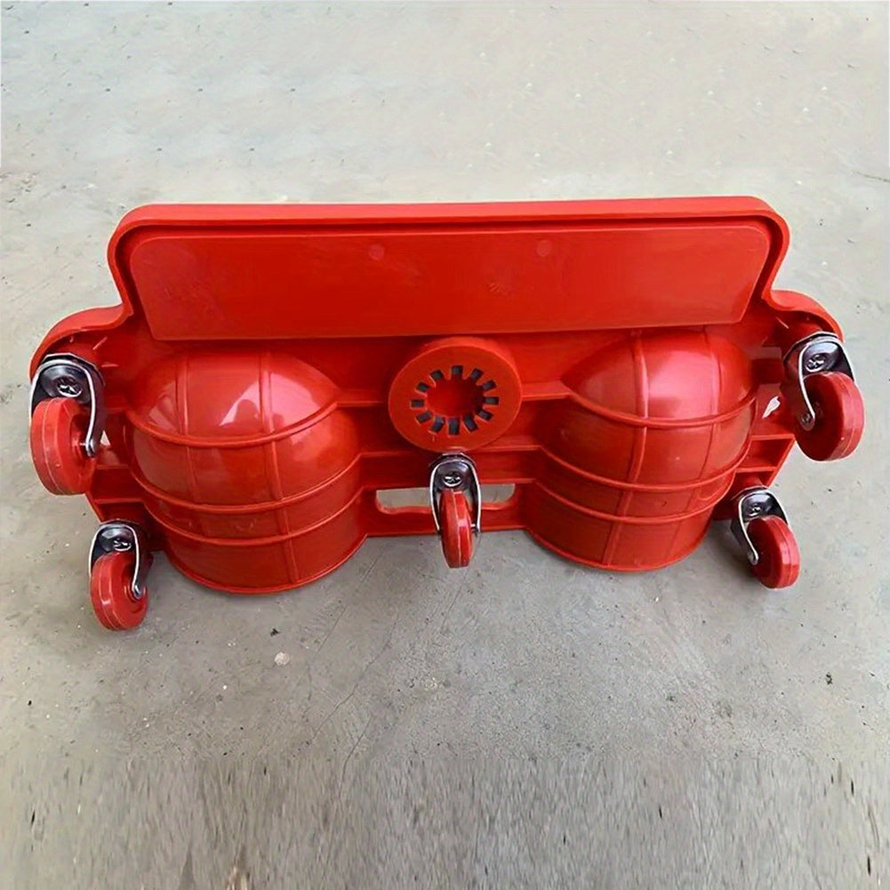 Rolling Knee Cushion with Five Swivel Castors – High-Impact ABS Frame Rolling Knee Dolly for Mechanics, Auto Repair, Comfortable Movement, and Superior Knee Protection During Work