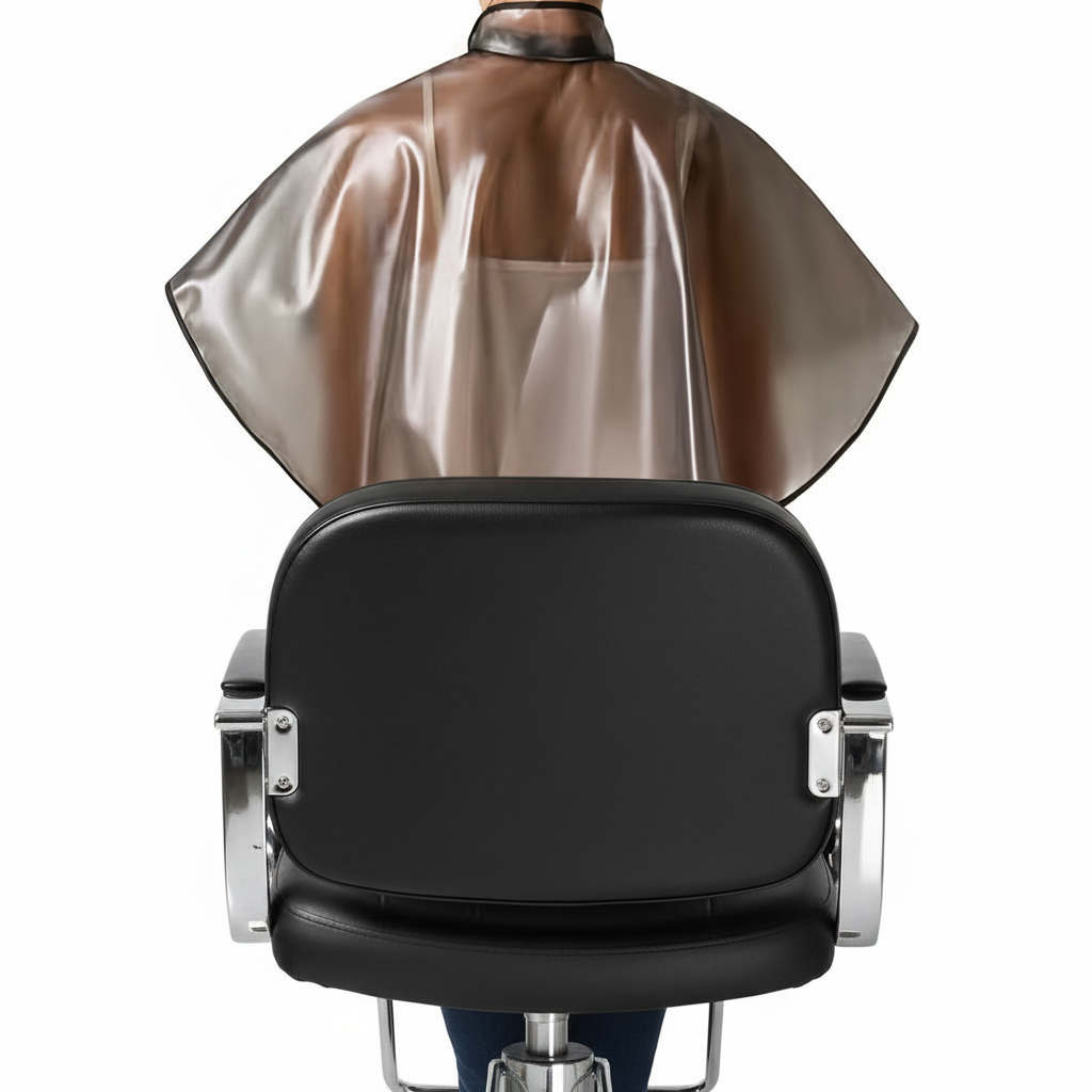 Professional Quick-Dry Hair Salon Apron – High-Quality Polyester & EVA Styling Shawl for Shampooing, Dyeing, Cutting, and Unisex Hairdressing Protection