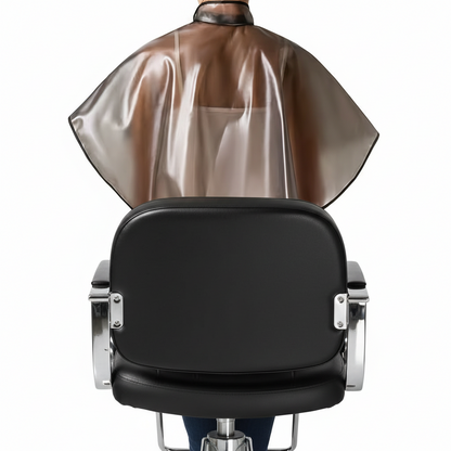 Professional Quick-Dry Hair Salon Apron – High-Quality Polyester & EVA Styling Shawl for Shampooing, Dyeing, Cutting, and Unisex Hairdressing Protection