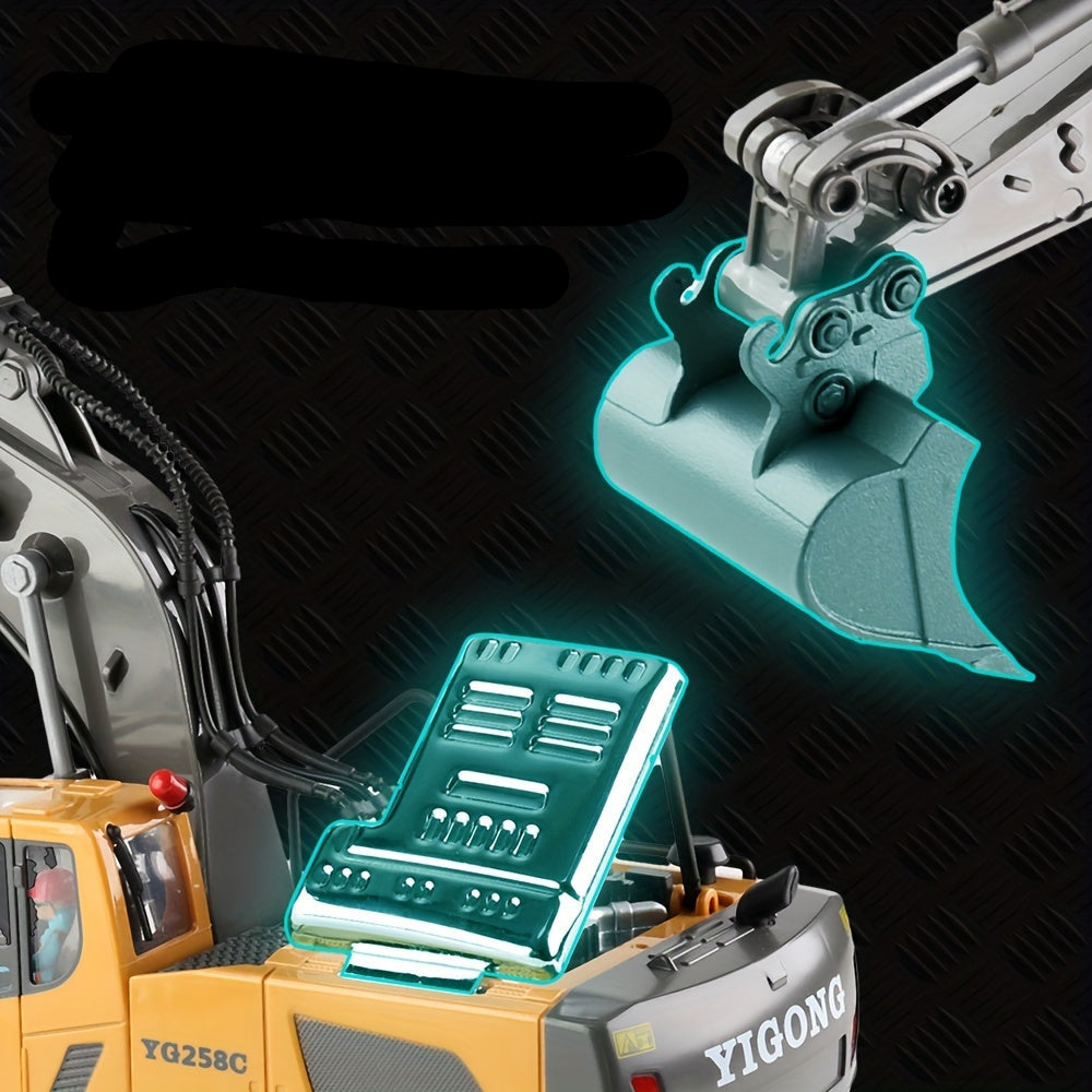 RC Mini Excavator Toy – Realistic Remote Control Digger with Powerful Arm for Kids Who Love Construction Fun
