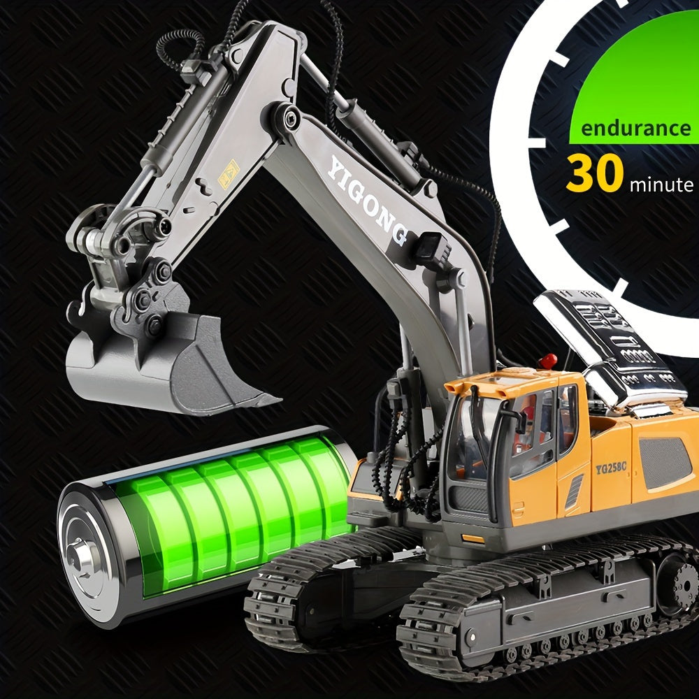 RC Mini Excavator Toy – Realistic Remote Control Digger with Powerful Arm for Kids Who Love Construction Fun