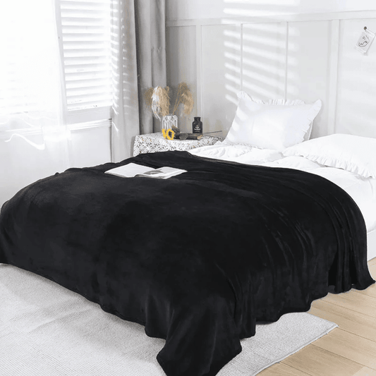 Super Soft Flannel Throw Blanket, Warm Bedspread