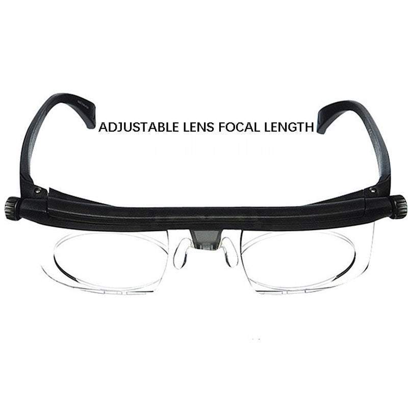 Adjustable Focus Glasses Dial Vision Near and Far Sight