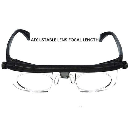 Adjustable Focus Glasses Dial Vision Near and Far Sight