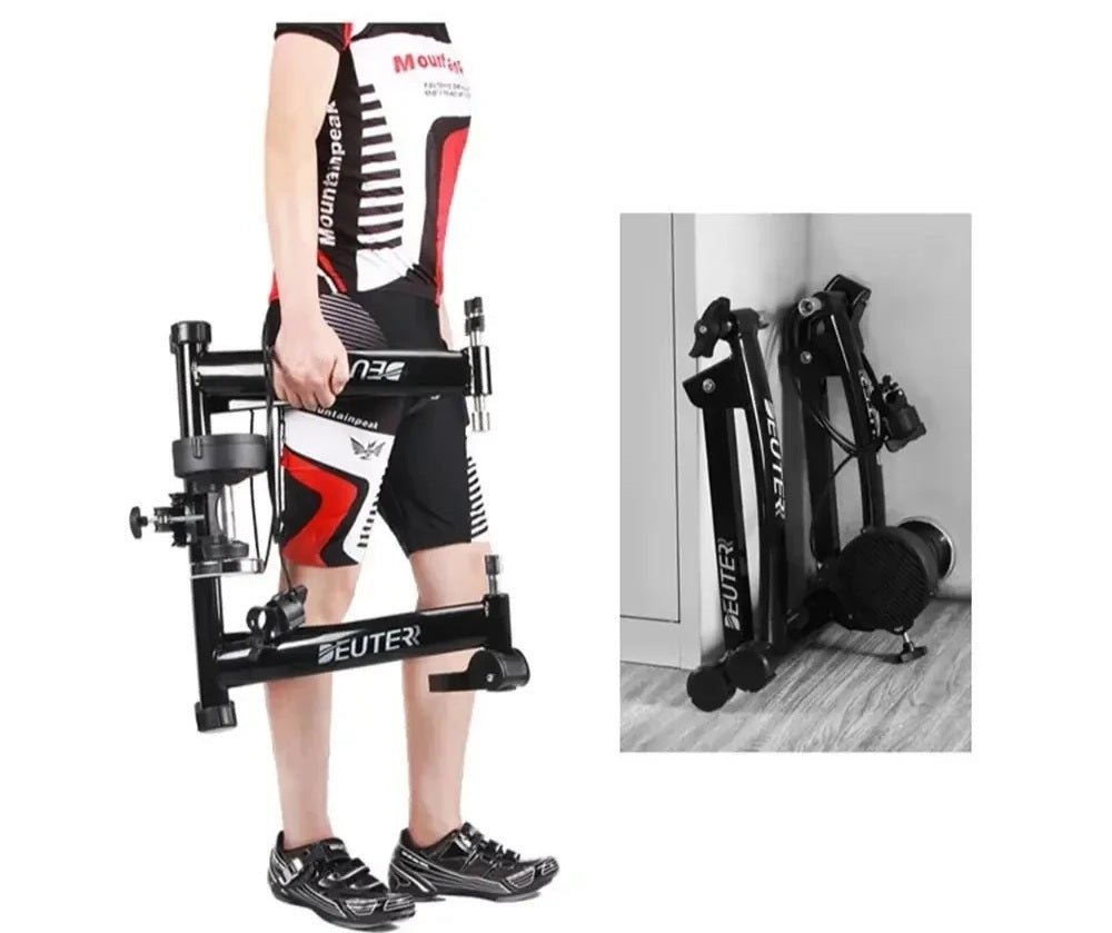 Indoor Magnetic Resistance Cycling Trainer – 6-Speed Bicycle Roller for Home Training & Fitness Workouts