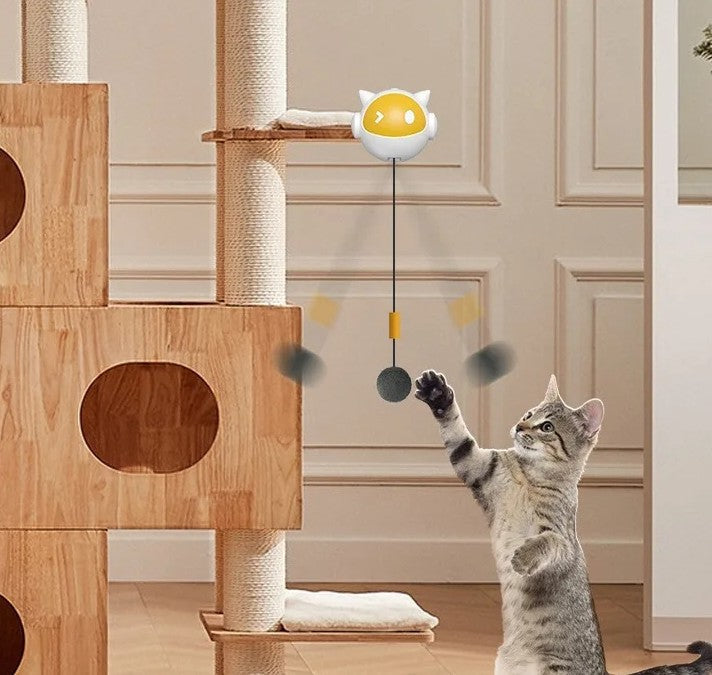 Interactive Retractable Cat Toy – Automatic Teasing Stick for Endless Playtime