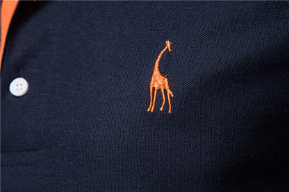 Embroidered Cotton Polo Shirts – Slim Fit Cotton Polos for Men with Casual Solid Color and Elegant Touch