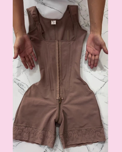 Stong Tummy Colombian Hourglass Body Shaper Fajas – Postpartum Waist Trainer Slimming Girdle for Tummy Control, Flat Belly & Curves