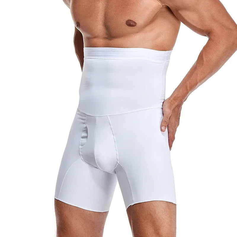 Men's Tummy Control Shaper Shorts – High Waist Compression Underwear for Belly Slimming, Workout Support & Confident Everyday Wear