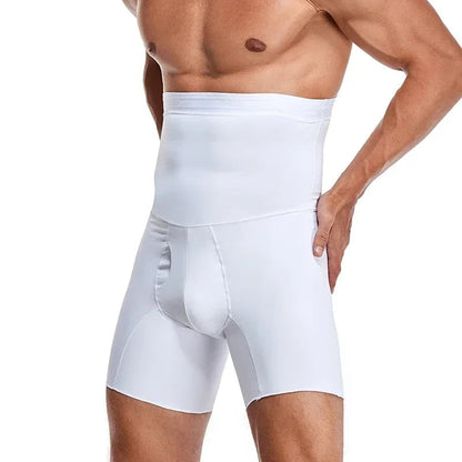 Men's Tummy Control Shaper Shorts – High Waist Compression Underwear for Belly Slimming, Workout Support & Confident Everyday Wear