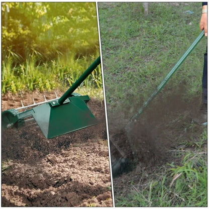 Lawn Aerator - Portable Rolling Grass Spike Roller Adjustable Handle 18″