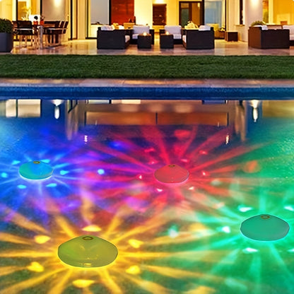 Intelligent Floating Pool Light – 7-Mode Diamond Projector with Vibrant Color Effects for Outdoor Pool Parties and Night Swimming