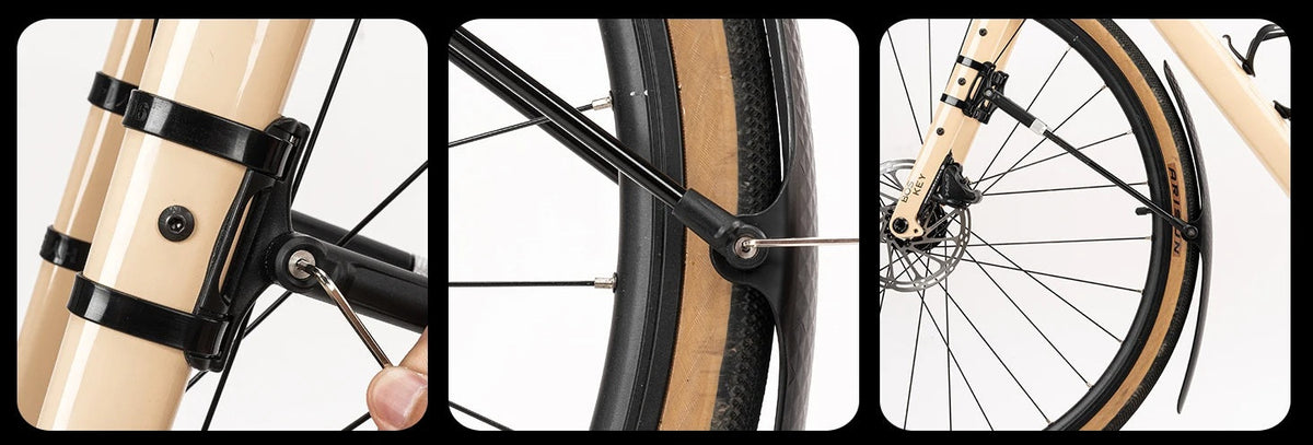 Road Bike & MTB Mudguard Fender – 700C Front and Rear Water Protection for Cleaner, Drier Cycling on Any Terrain