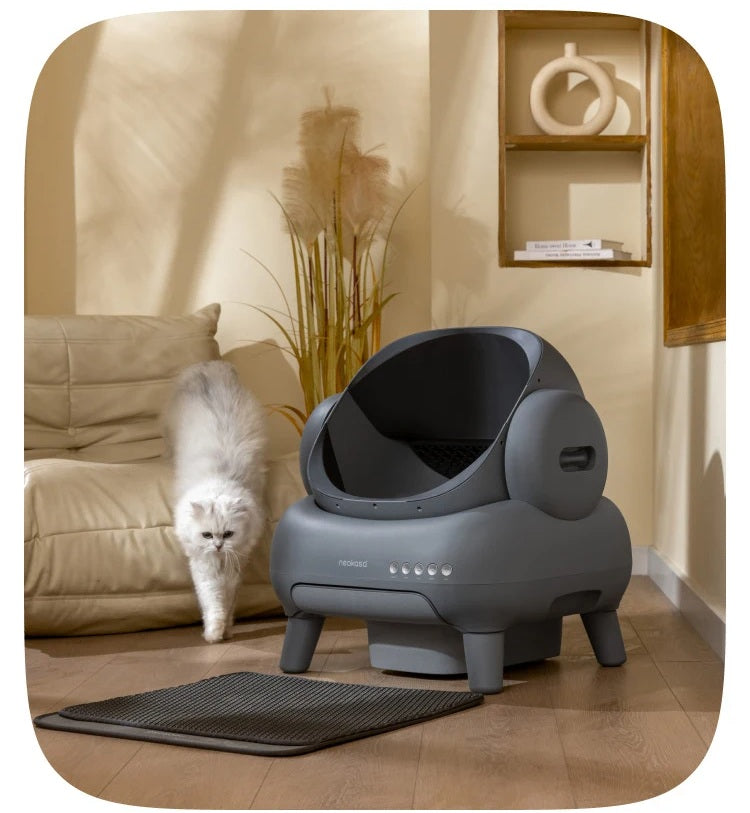 Automatic Cat Litter Box – Smart Self-Cleaning Open Cat Toilet System with Odor Control, Designed for Clean, Effortless Pet Care