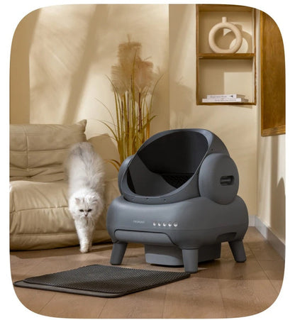Automatic Cat Litter Box – Smart Self-Cleaning Open Cat Toilet System with Odor Control, Designed for Clean, Effortless Pet Care