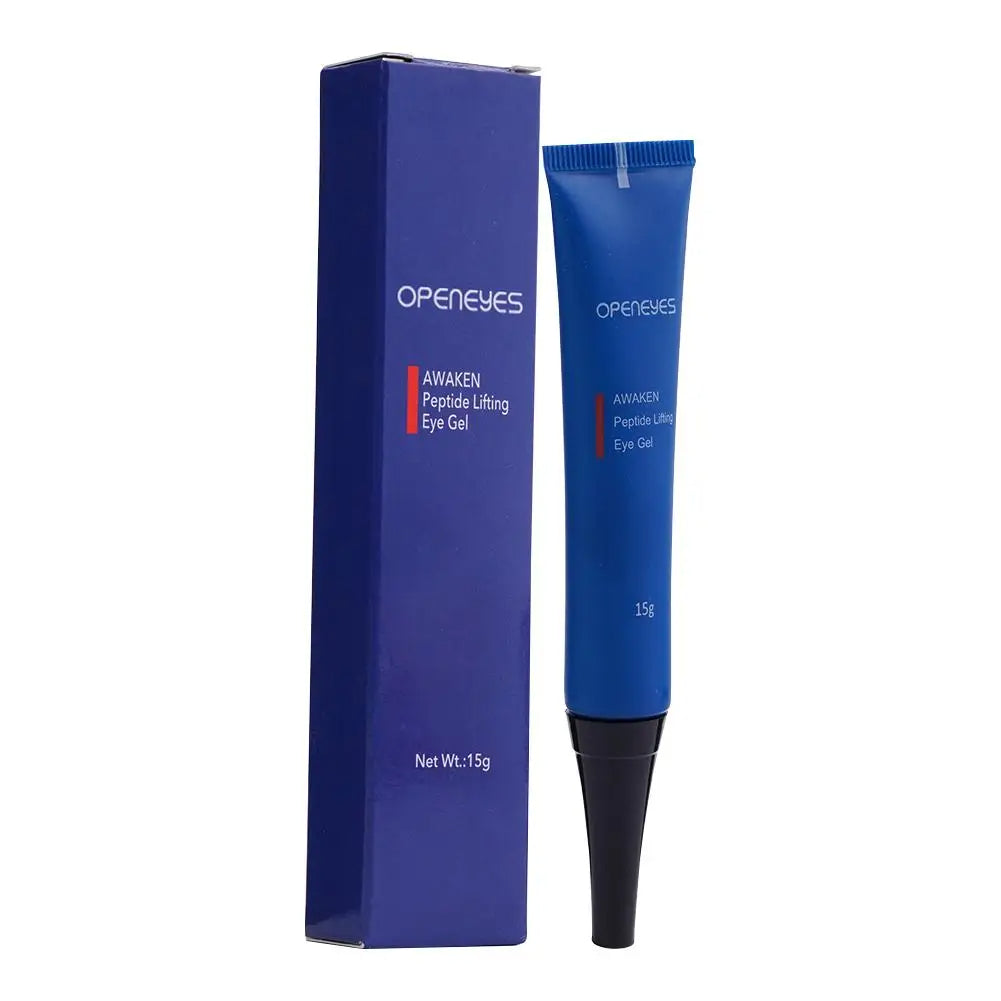 Openeyes Peptide Eye Gel – 15 g Lightweight Lifting Moisturizing Cream for Men to Reduce Dark Circles, Puffiness & Under-Eye Aging