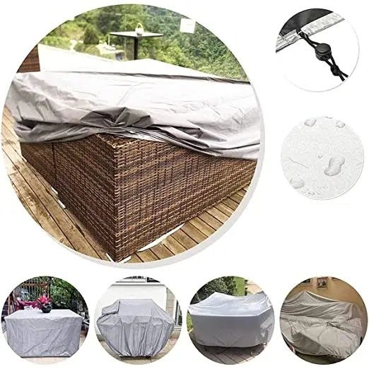 Multi-Size Waterproof Furniture Cover - Garden Chair, Sofa, Table Protective Cover for Weatherproof Outdoor Protection