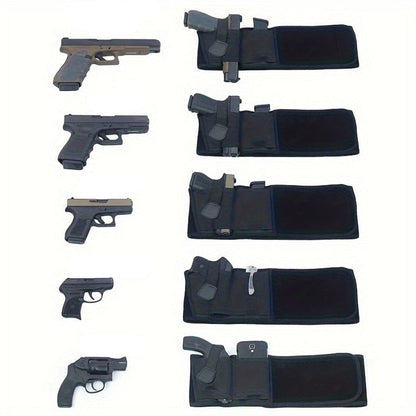 Adjustable Belly Pocket Holster – Concealed Carry Waist Holster for LCP, M&P Shield, Sig Sauer, Beretta & 1911 Pistols
