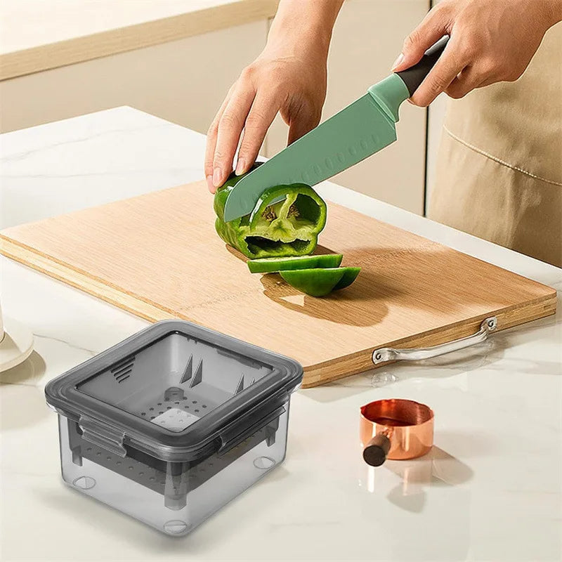 Three-Layer Tofu Press Mold - Safe Kitchen Gadget for Water Removal & Homemade Soybean Curd, Easy & Clean Tofu Making Tool