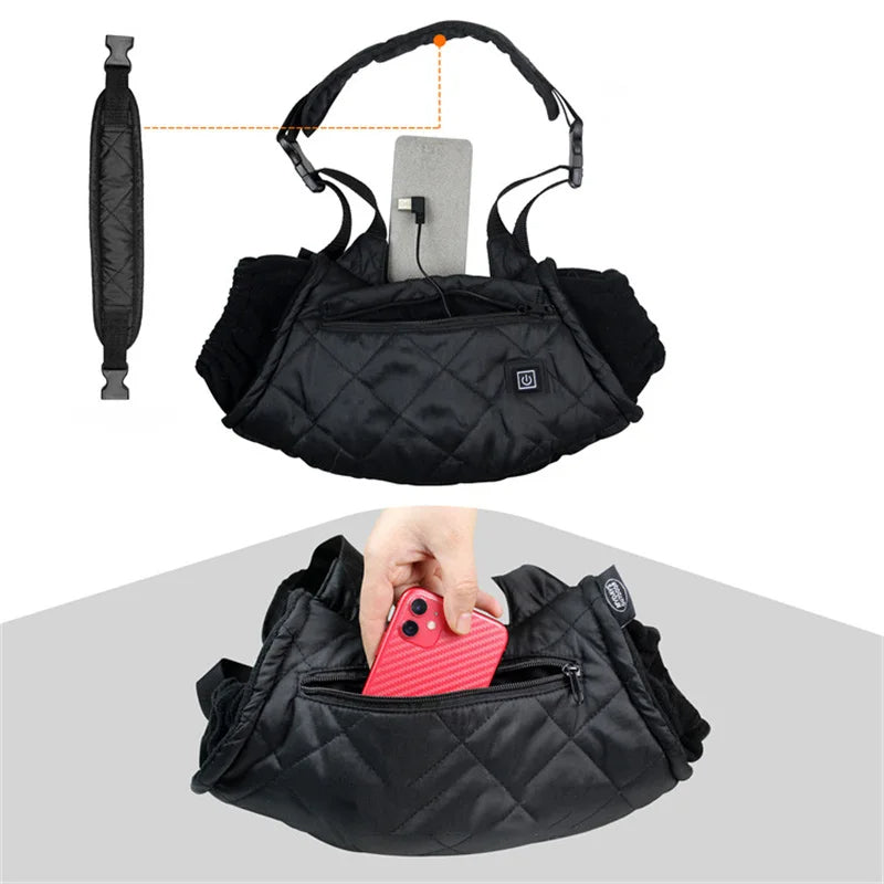 USB Heated Winter Gloves – Waterproof, Adjustable Temperature Hand Warmers for Outdoor Sports, Hunting, and Cold Weather Activities