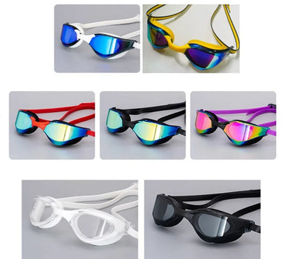 Professional Anti-Fog Swimming Goggles – Leakproof, HD Vision Swim Eyewear for Men & Women with Adjustable Silicone Comfort Fit