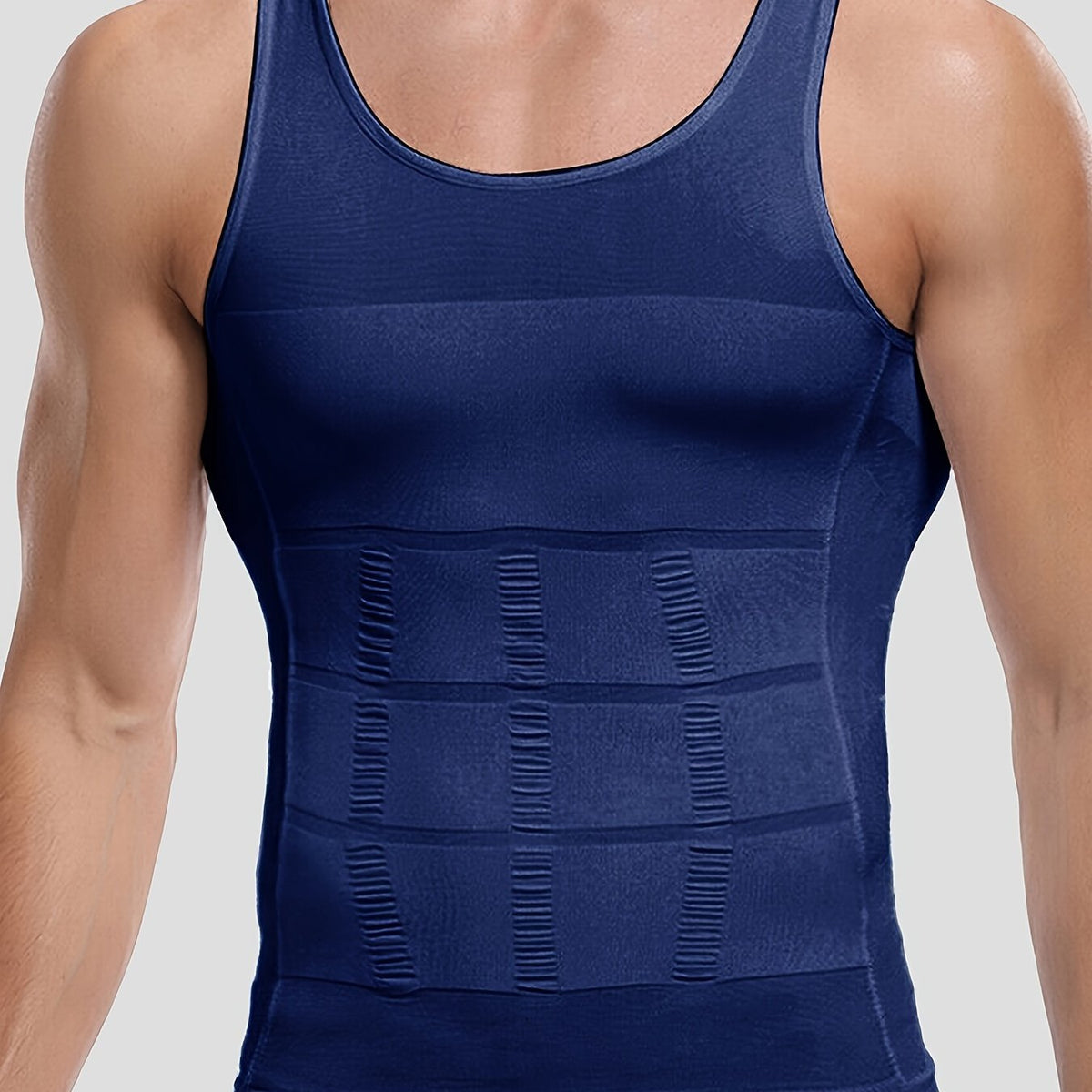 Men’s Compression Body Shaper Tank Top – Slimming Vest with Firm Control for Fitness, Posture Support, and Everyday Wear