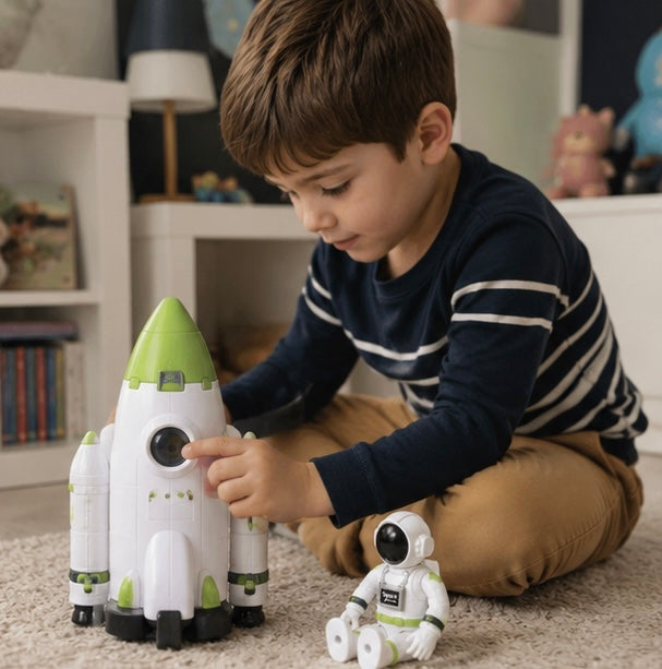 Space Shuttle Puzzle Toy - Aviation Rocket Model Building Kit for Kids, Educational STEM Gift and Space Exploration Fun