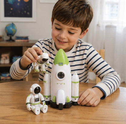 Space Shuttle Puzzle Toy - Aviation Rocket Model Building Kit for Kids, Educational STEM Gift and Space Exploration Fun