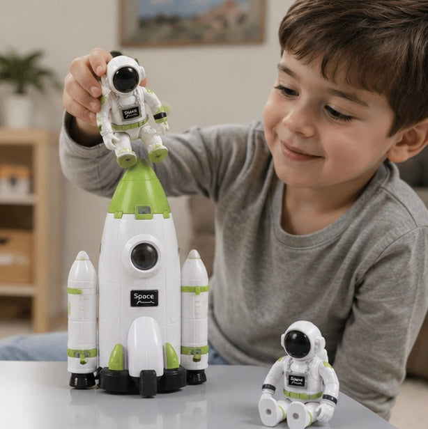 Space Shuttle Puzzle Toy - Aviation Rocket Model Building Kit for Kids, Educational STEM Gift and Space Exploration Fun