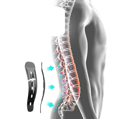Lumbar Back Support Brace – Ergonomic Spine Design Belt with Adjustable Pull Straps for Men & Women