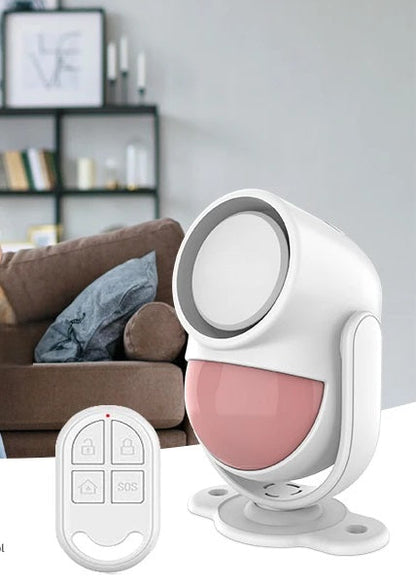 Wireless Motion Detector Alarm System – Home Security Sensor with Door Alarm, Remote Control, and Burglar Protection