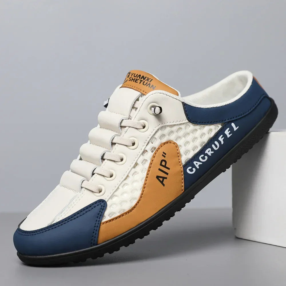 Men’s Soft-Soled Half Slippers – Trendy Summer Casual Shoes with Comfortable Cushion Support for Everyday Stylish Walking