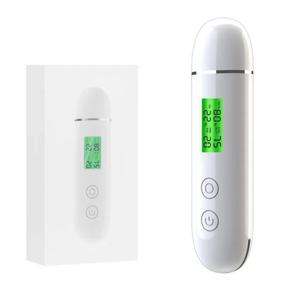 Portable Rechargeable Skin Analyzer – LCD Digital Moisture Oil Tester with Fluorescent Detection for Face Care
