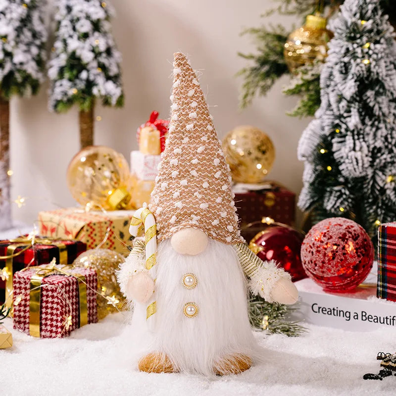 LED Gnome Couple Night Light – Christmas Sledge Elf Decoration for 2025 Gifts, New Year Displays & Valentine’s Surprises