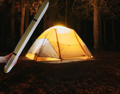 Solar Camping Light – Portable Foldable 2000mAh Inflatable Tent Lamp, IPX7 Waterproof for Pool, Party & Outdoor Adventure Nights