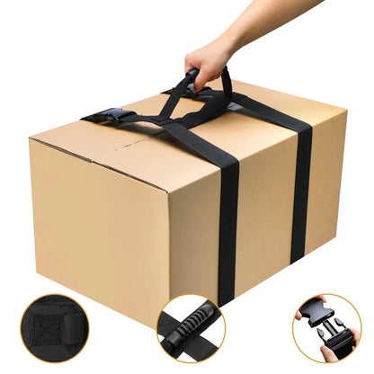 Heavy Object Lifting Belt Straps – Furniture Moving Harness for Easier Transport of Boxes, Appliances, and Luggage