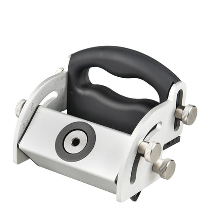 Aluminum Alloy Drill Angle Guide Locator – Woodworking Hole Positioning Tool for Accurate Splicing, Installation & Line Scribing