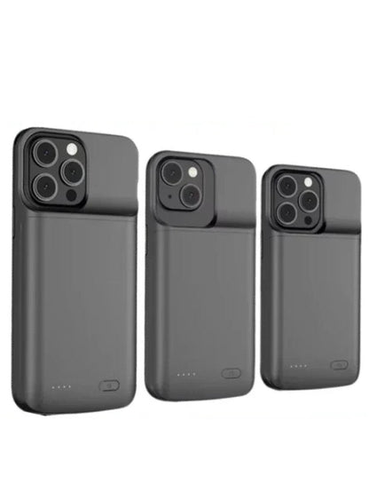 iPhone Battery Case – 6800mAh Power Bank Charger Cover for Extended Mobile Use