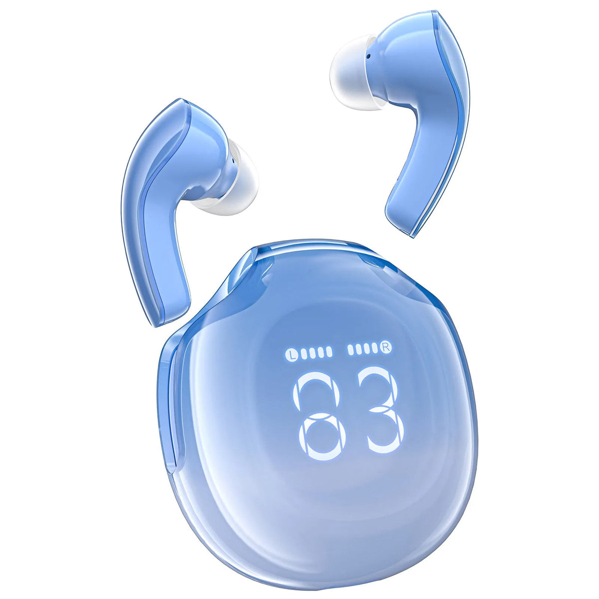 Wireless Bluetooth 5.3 Earbuds – Deep Bass, AI Call Noise Reduction & Gaming Mode for iPhone
