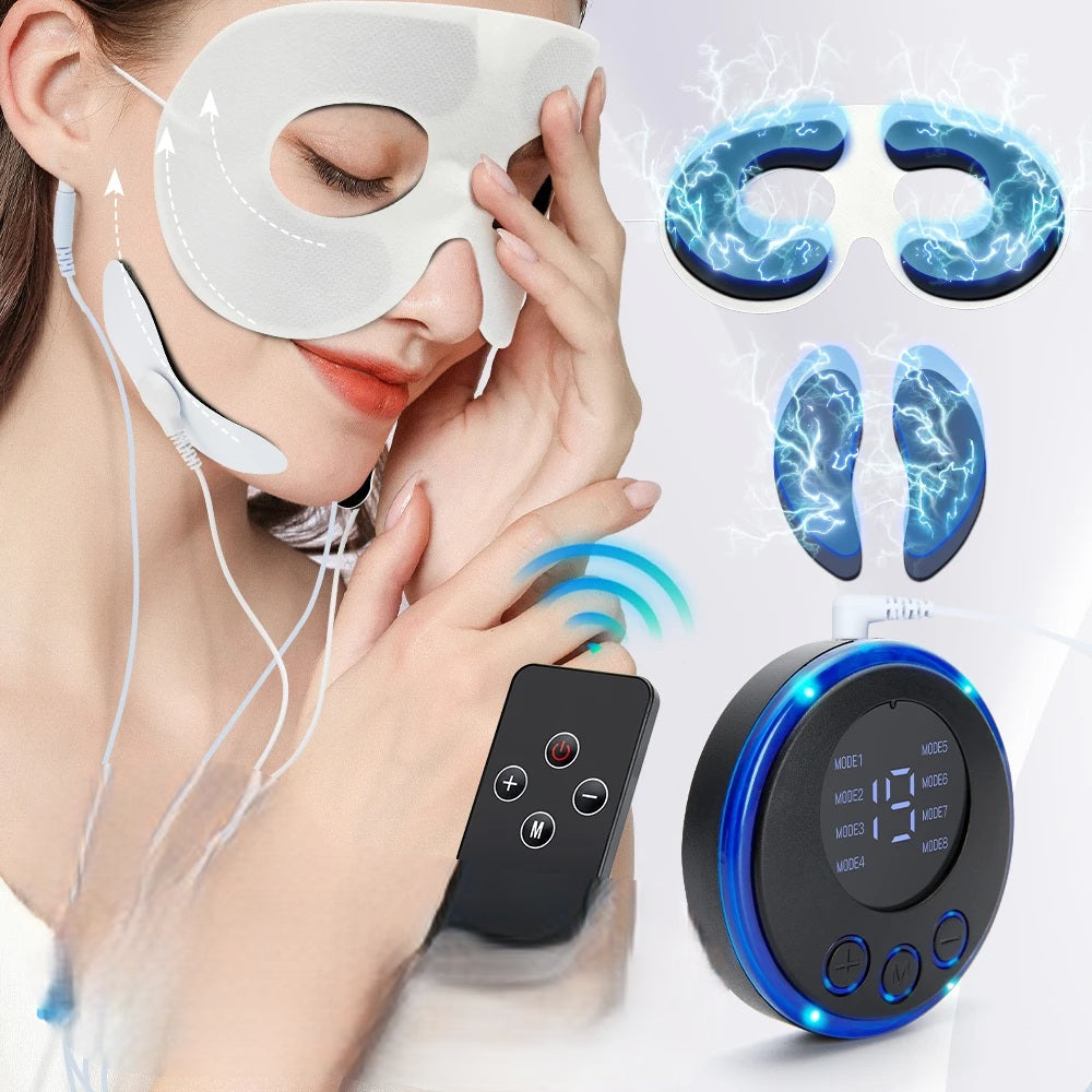 EMS Facial Lifting Beauty Massager – Microcurrent Skin Tightening, Anti-Wrinkle Device for Firming Face, Lifting Jawline, and Reducing Dark Circles