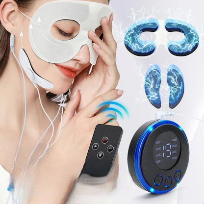 EMS Facial Lifting Beauty Massager – Microcurrent Skin Tightening, Anti-Wrinkle Device for Firming Face, Lifting Jawline, and Reducing Dark Circles