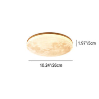 Nordic Minimalist Moon Acrylic LED Mount Ceiling Light
