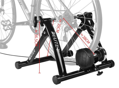 Indoor Magnetic Resistance Cycling Trainer – 6-Speed Bicycle Roller for Home Training & Fitness Workouts