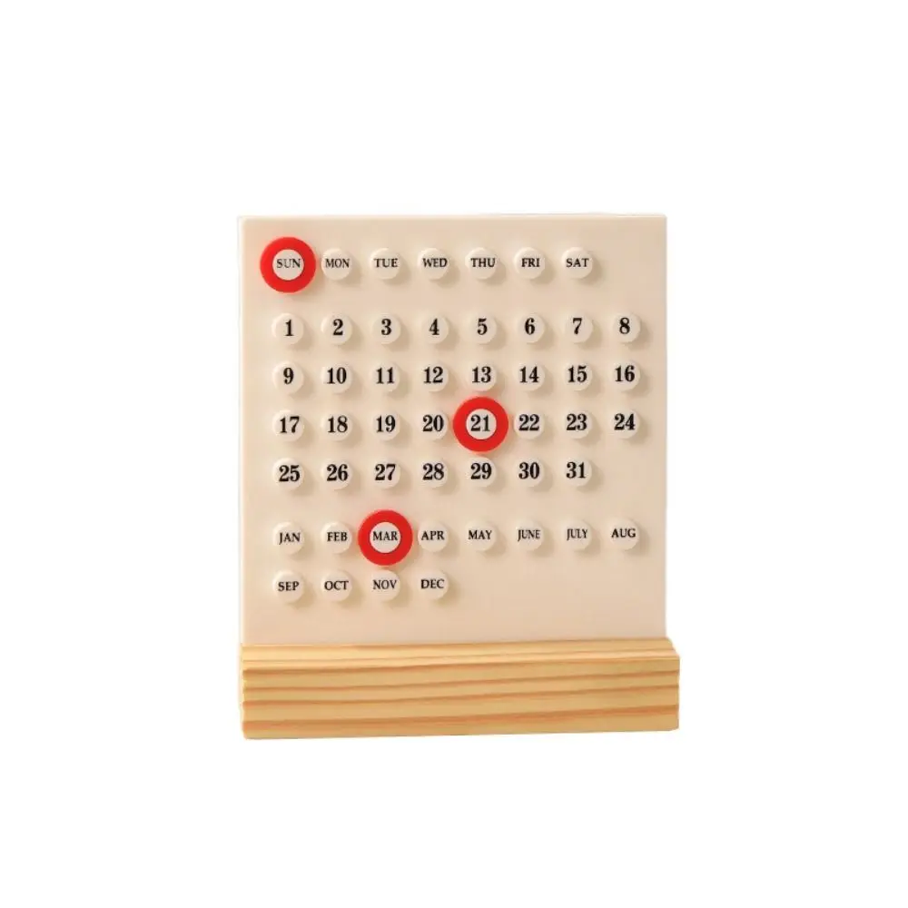 Handmade Perpetual Desk Calendar – Wooden & Acrylic DIY 10,000-Year Calendar for Timeless Organization