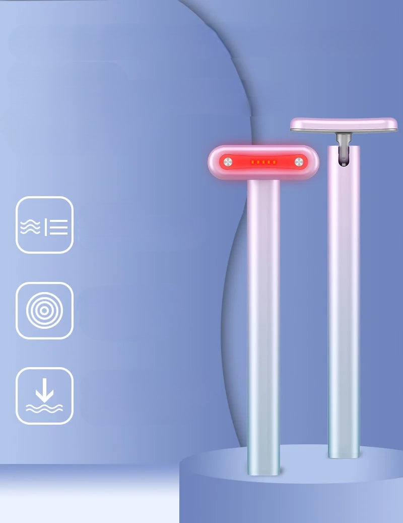 EMS Red Light Eye Beauty Instrument – Heating Eye Massager for Anti-Aging, Skin Tightening and Spa Care